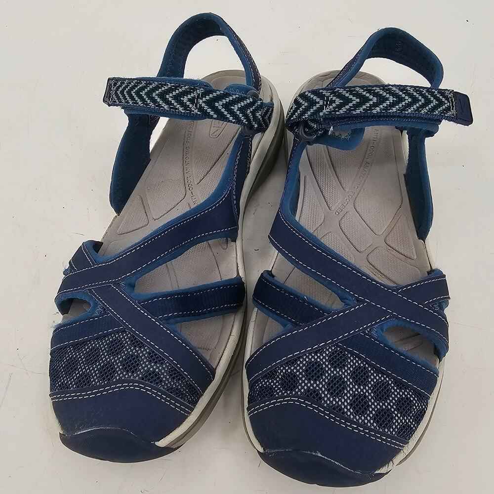 KEEN Sage Ankle Sandal Poseidon Ink Blue 5.5 Hiking Shoe Women's 8.5 Gorpcore - Picture 2 of 7